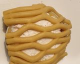 Foto del passaggio 6 della ricetta Pie di farro ripieni di ricotta di bufala e senza uova