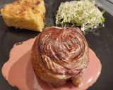 Une image de l'étape 11 de Tournedos de canard, sauce framboise.