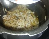 A picture of step 3 of Moong Dal Khichadi.