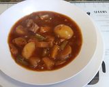 A picture of step 5 of Beef Stew 🥣🍞.