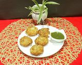 A picture of step 5 of Sabudana Vada.