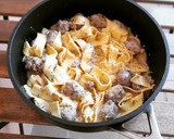 Foto del paso 9 de la receta: Mafaldas con butifarra de rovellons y salsa de queso azul