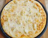 A picture of step 3 of Chicken Tikka Pizza 🍕🍕.