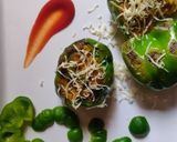 A picture of step 9 of Bharwa Capsicum(Stuffed Bell Peppers).