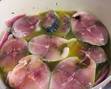 A picture of step 3 of Marinated bonito.