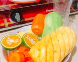 Hình bước làm 1 của món Nước ép thơm, cam, cà rốt và bí đao #bepvang