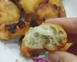 Gambar langkah 3 resipi Cekodok Ikan Bilis+Terung Sourdough.
