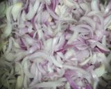 A picture of step 3 of Choliya Pulao.