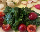 A picture of step 4 of Monkfish, Pesto, and Cherries.