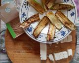 Foto del passaggio 3 della ricetta Involtini di zucchine & Feta ;