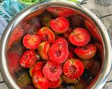 Hình bước làm 3 của món Mận Lắc Muối Xí Muội