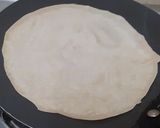A picture of step 4 of Mexican flour Tortillas (Indian style).