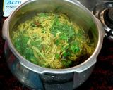 A picture of step 3 of Surti Papadi Khichdi.