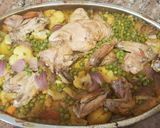 صورة لخطوة 17 من وصفة دجاج 🐓🐓 بالخضرة