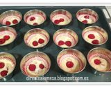Foto del paso 4 de la receta: Muffins de frambuesas