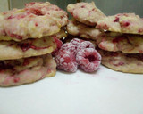 A picture of step 5 of Raspberry Lemon Cookies.