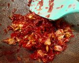 A picture of step 2 of Rose Sherbet Syrup.