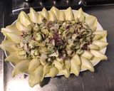A picture of step 8 of Endive Salad with Cucumber and Red Onion in Chive Dressing.