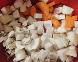 A picture of step 2 of Beef and vegetable soup.