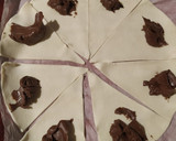 Foto del paso 2 de la receta: Cruasanes de chocolate y hojaldre