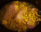A picture of step 1 of Slow Cooker Banana Pepper Chicken.