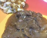 Foto langkah ke 5 dari resep Beef blackpepper + mashed potatoes.
