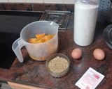 Foto del paso 3 de la receta: Buñuelos de calabaza asada y castañas con natillas