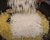 Rizottó dél-tiroli speck sonkával, friss spenóttal, és Gorgonzola sajttal recept fázis 3 fotója