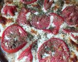 Foto del paso 4 de la receta: Berenjenas con espinaca, choclo, salsa blanca, queso y tomate