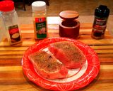 A picture of step 6 of Mike's Thick Cut Top Loin Pork Chops Over Mashed Potatoes.