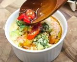 Foto langkah ke 4 dari resep Tahu Telur Udang Kukus.