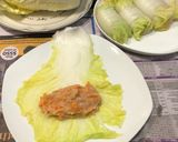 รูปขั้นตอนการทำที่ 3 ของ ผักกาดม้วนไก่ทรงเครื่องนึ่ง
