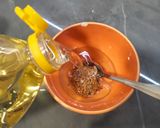 A picture of step 3 of Steamed Vegetables with Honey Mustard Sauce.