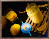 A picture of step 2 of Mango Shake.
