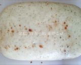 Foto langkah ke 6 dari resep Roti Tawar Bayam Kukus tanpa telur.