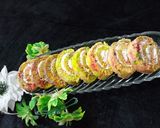 A picture of step 8 of Rainbow Swiss rolls.
