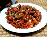 รูปขั้นตอนการทำที่ 9 ของ หมูผัดซอสเกาหลี/หมูผัดซอสโคชูจัง (อร่อยจนอปป้าติดใจ)