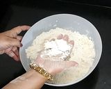 A picture of step 2 of Mathri.