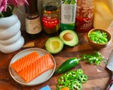 A picture of step 1 of Crispy Rice with Salmon Poke.