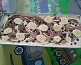 Foto langkah ke 4 dari resep Bolu Pisang Marmer.