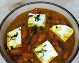A picture of step 5 of Rajma Paneer Masala.