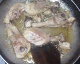 A picture of step 3 of Chicken Shinwari Karahi with cream.