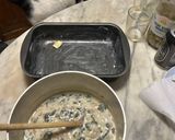 A picture of step 3 of Two-Layer Lasagna with Tuscan Kale, Sausage, and Melting Fontal Cheese.