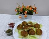 A picture of step 9 of Veg cheese balls.
