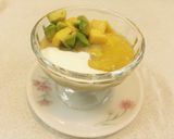 Hình bước làm 13 của món Chè đậu xanh xoài và trái bơ