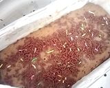 Foto langkah ke 6 dari resep Brownis Kukus Coklat Pandan ala Brownis Amanda.