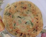 Foto del paso 4 de la receta: Arepa vegana de brócoli zanahoria perejil y avena