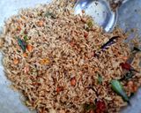 A picture of step 5 of Ellu sadam/ sesame rice in 15 minutes.