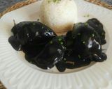 Foto del paso 9 de la receta Calamares rellenos en su tinta
