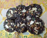 A picture of step 6 of Chocolate Nuts Bark.